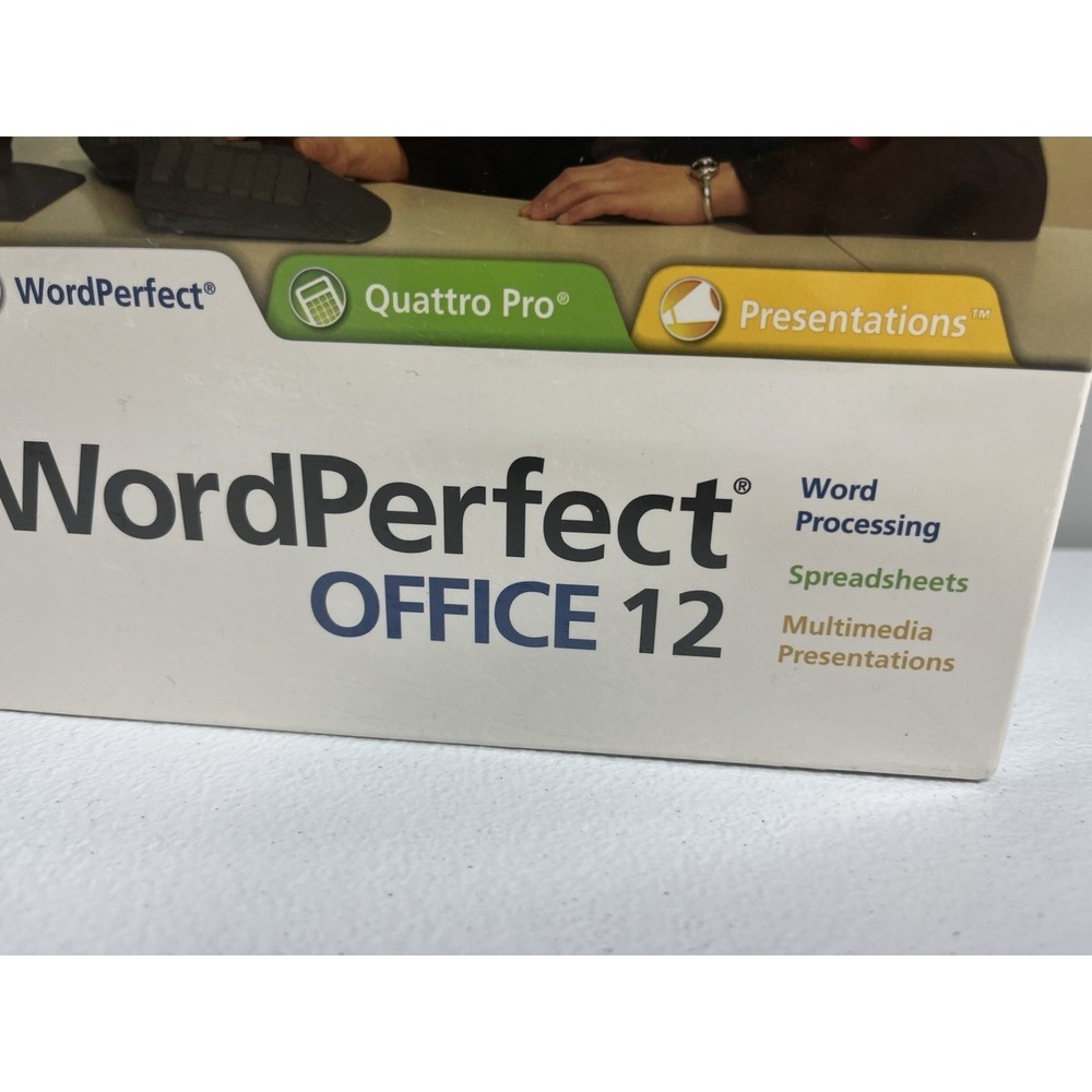Vtg Word Perfect Office‎ 12 New Still Sealed In Plastic - Picture 2 of 6